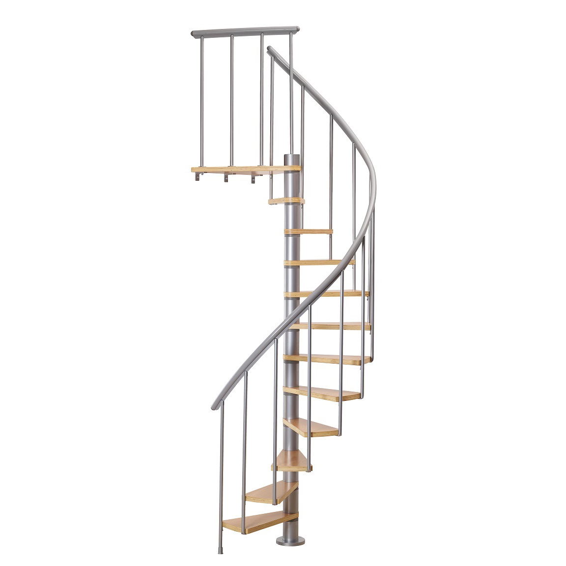 Calgary Grey 47" Diameter Standard Spiral Staircase Kit