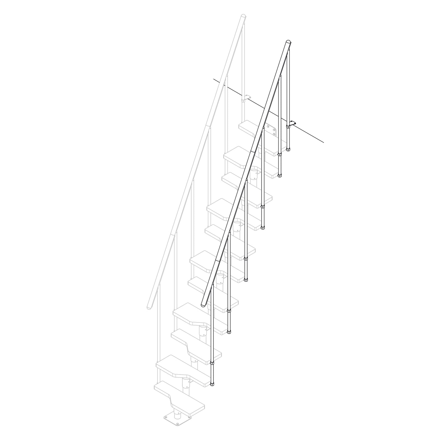 ATLANTA 2nd Side Handrail Kit