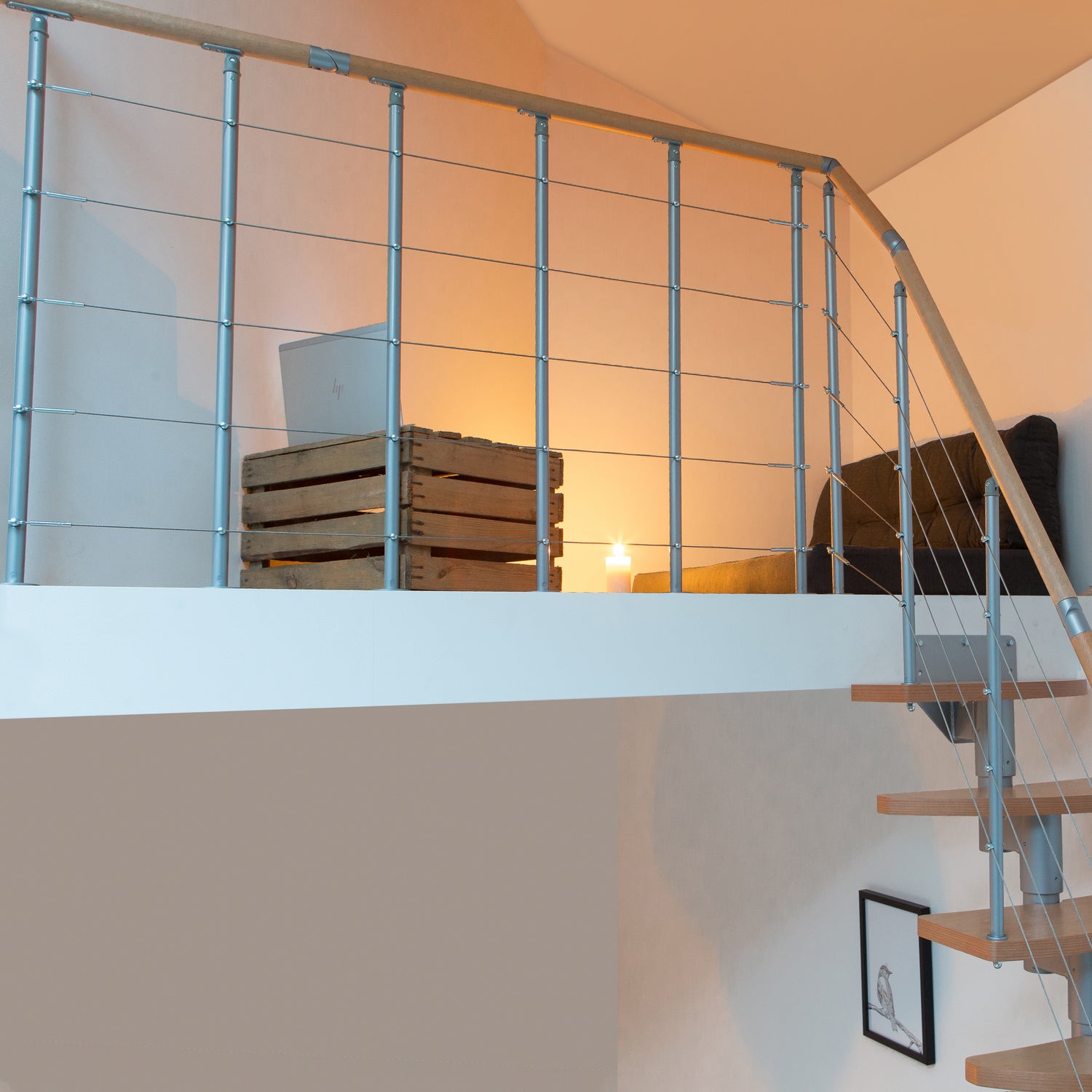 Rome Landing Banister Continuous