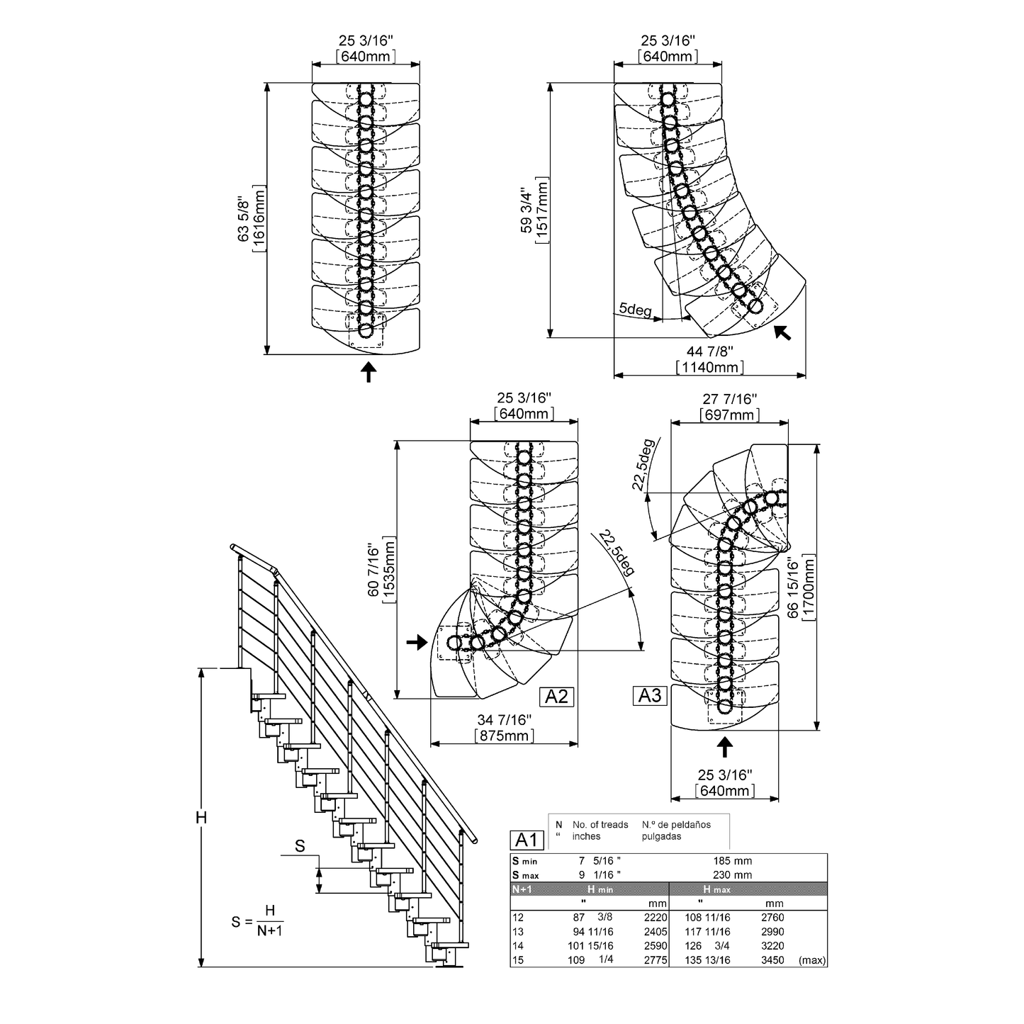 Dolle Rome Modular Staircase Kit