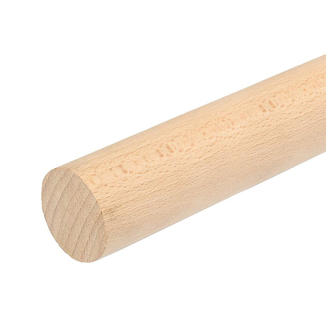 Prova Unfinished Beech Wood 79" Long Handrail Kit with Anthracite Components