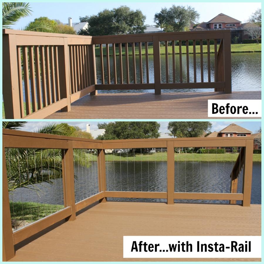 Insta-Rail® 42" Vertical Cable Railing System Kit