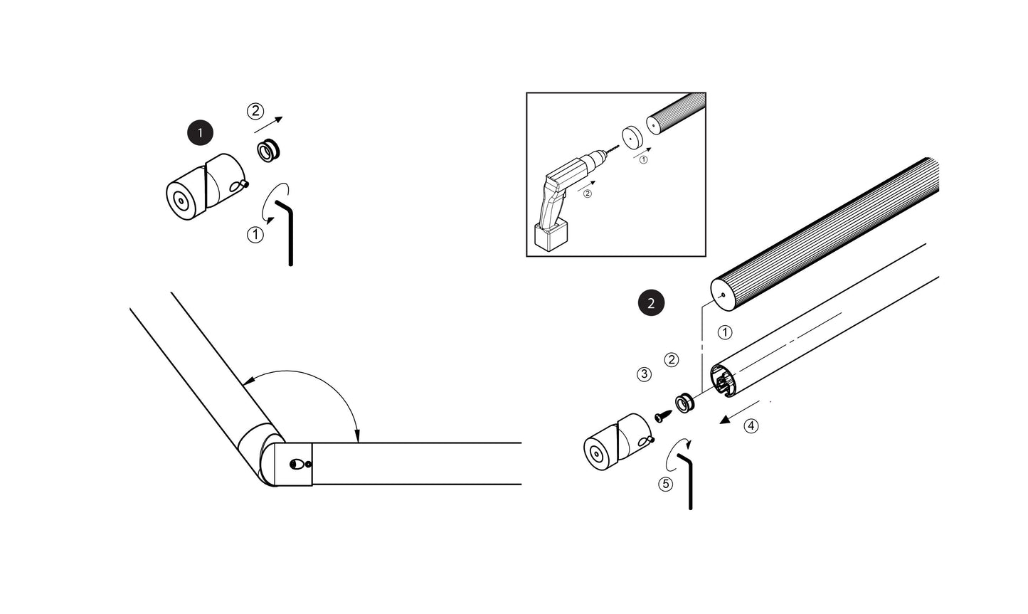 Prova PA6 Handrail Elbow