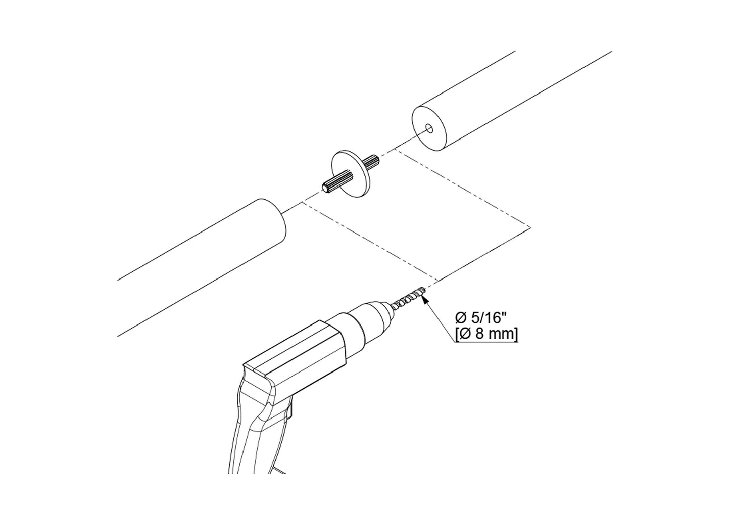 Prova PA97 Wood Handrail Drilling Template for PA98