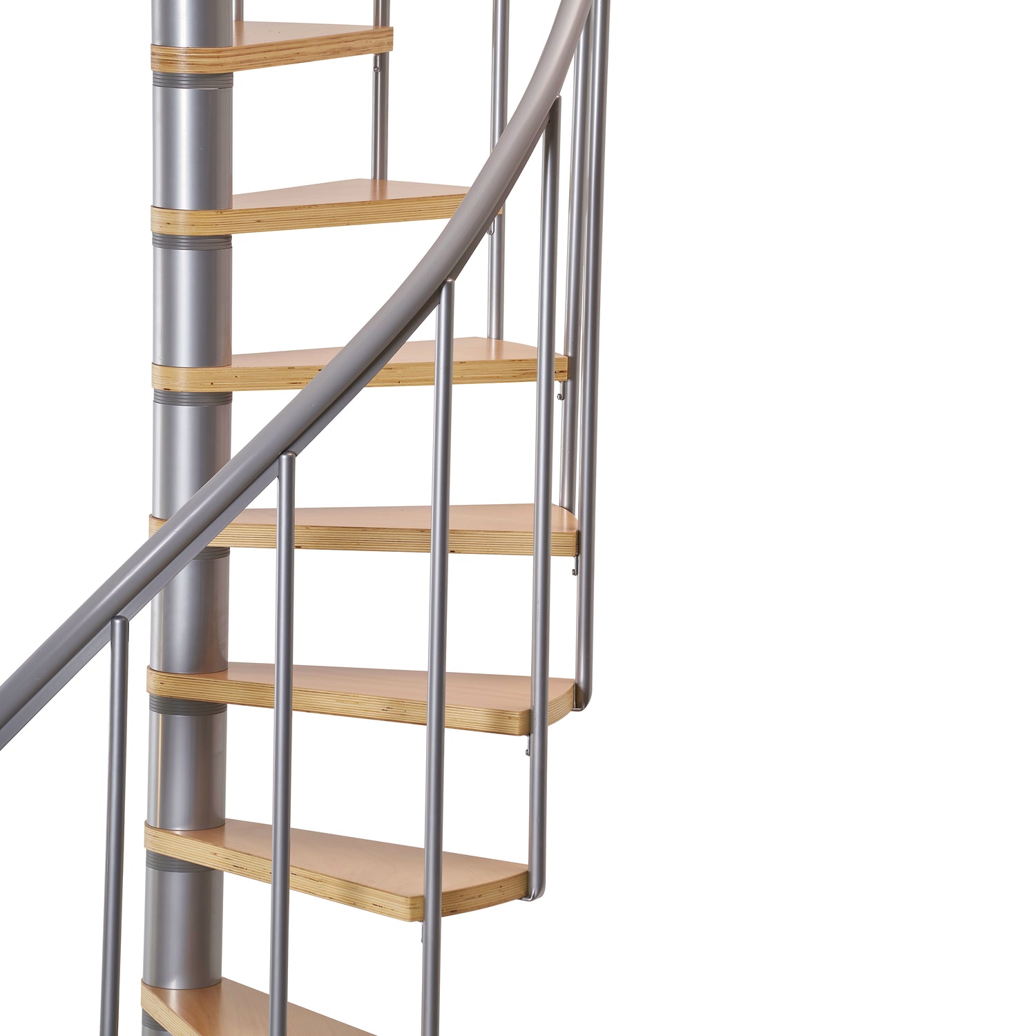 Calgary Grey 47" Diameter Standard Spiral Staircase Kit