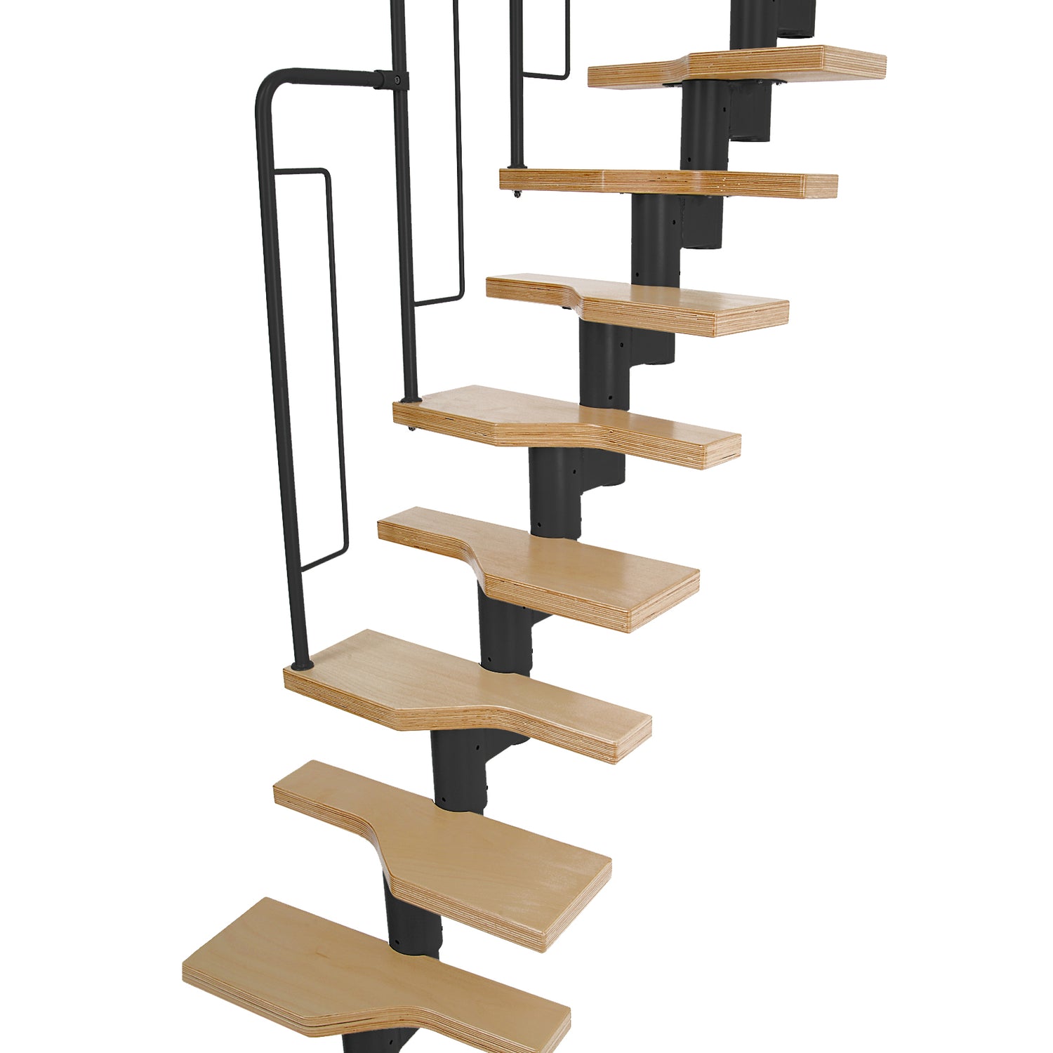 Dolle Graz Black Modular Staircase Kit