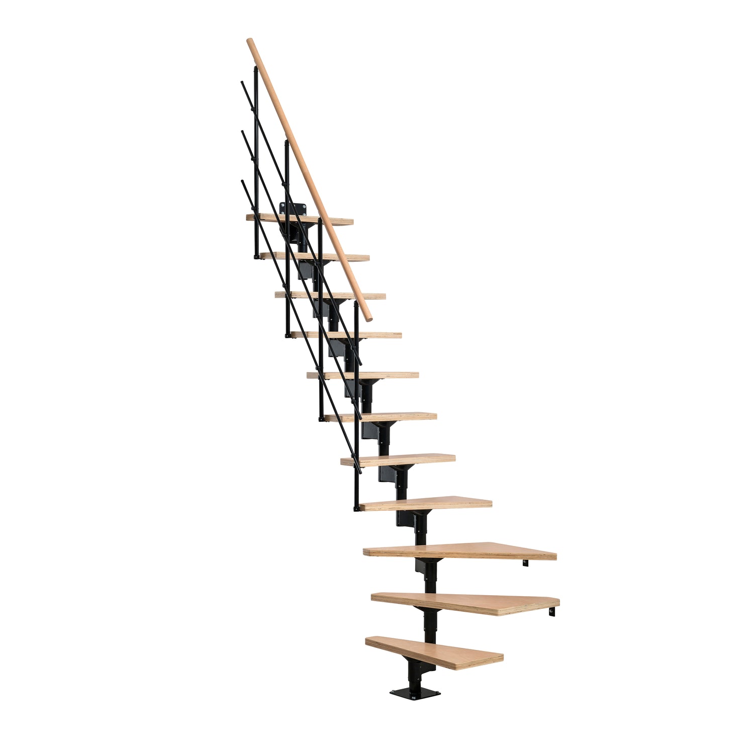 Dolle Lyon Modular Staircase Kit - Black