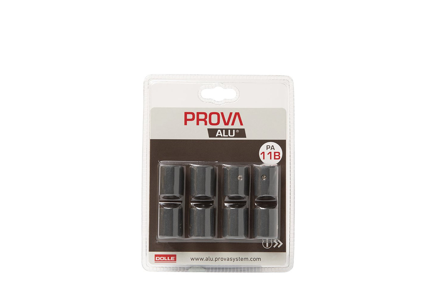 Prova PA11b Anthracite Wall Terminal for Tube In-FILL (8pk)