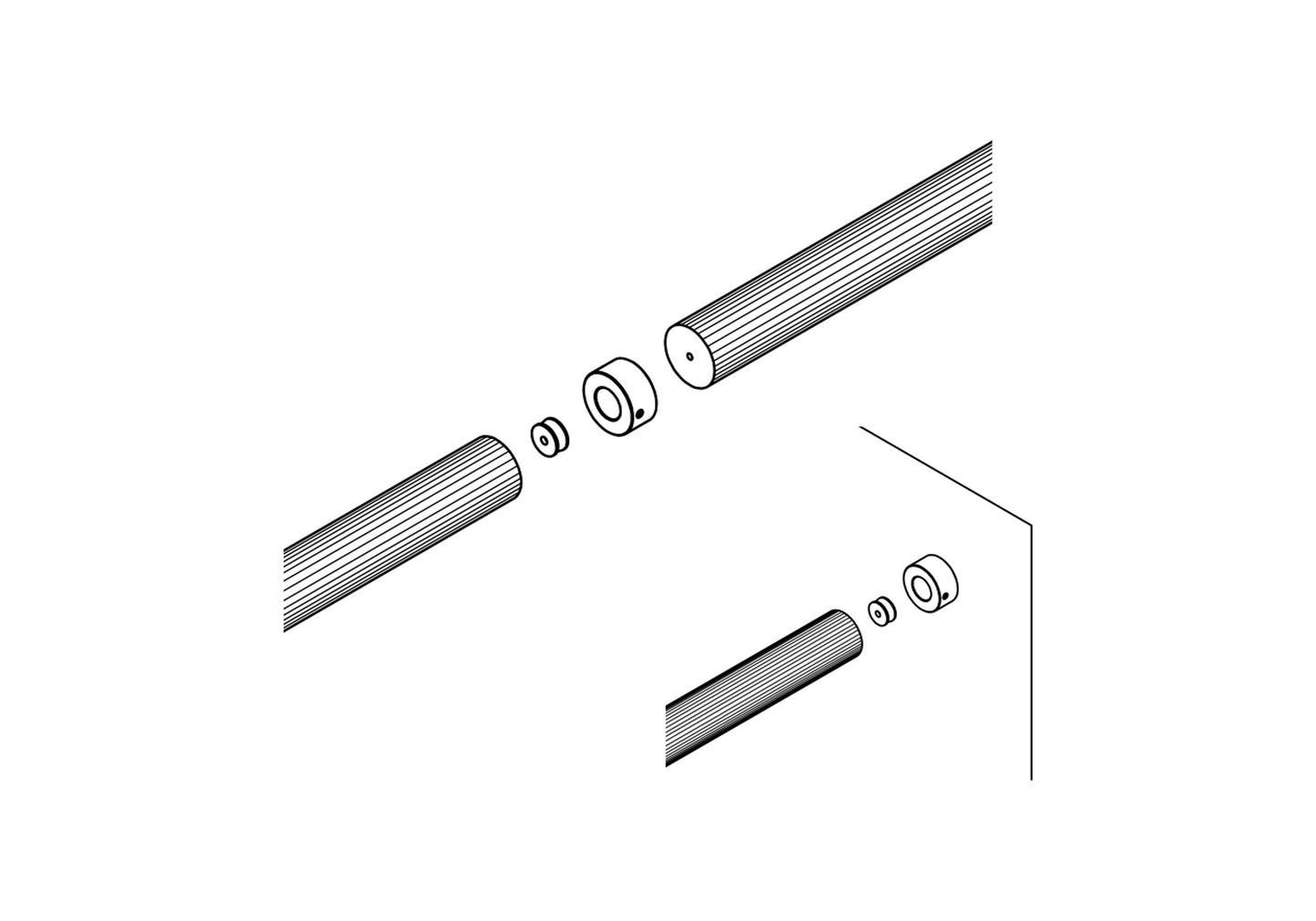 Prova PA8 Handrail Connection/Wall Terminal