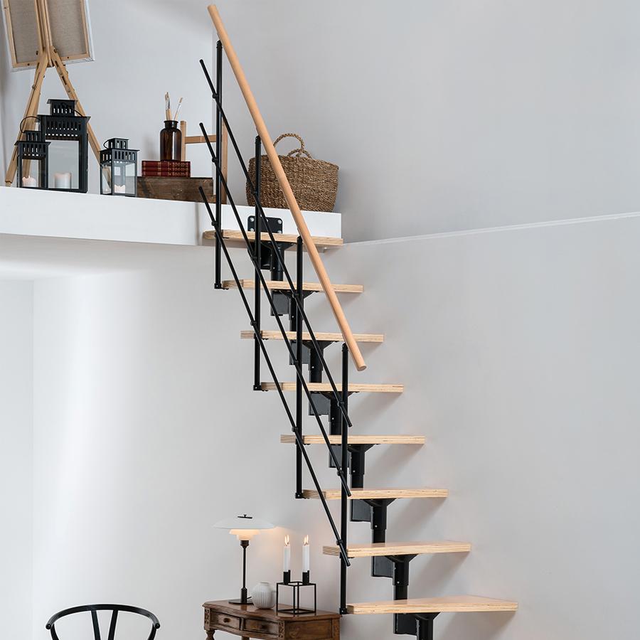 Dolle Lyon Modular Staircase Kit - Black