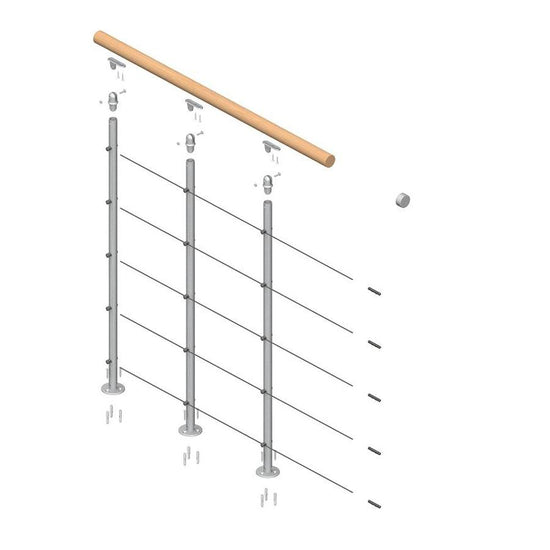 Rome Landing Banister Continuous